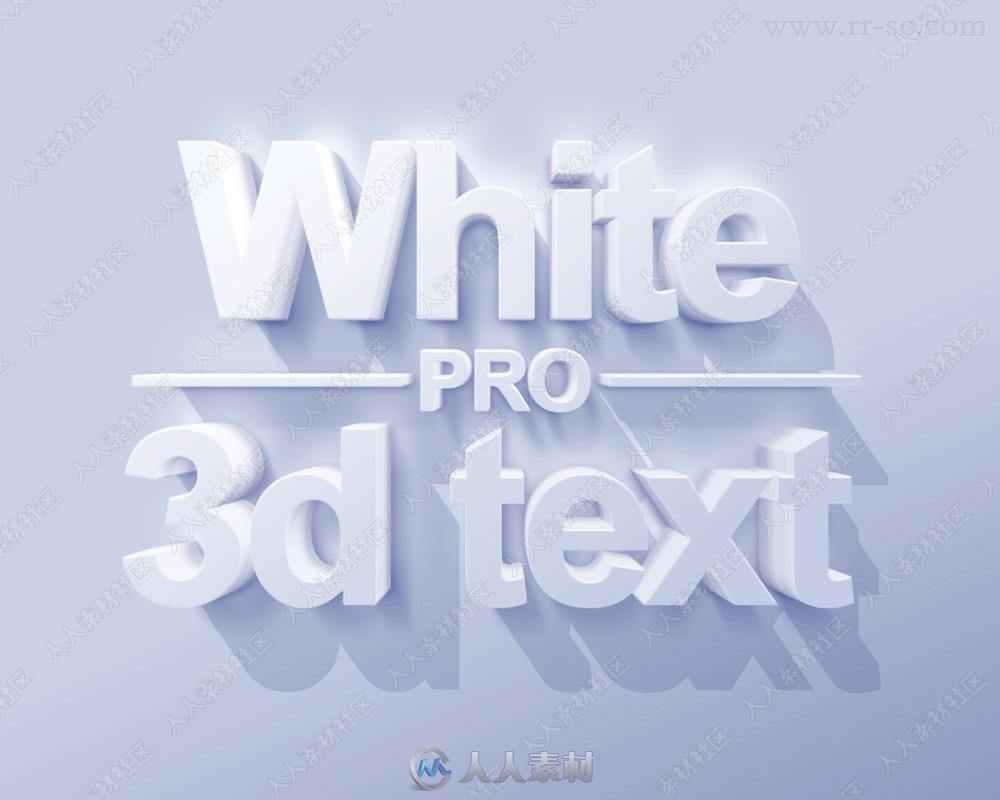 专业三维字体特效PSD模板 Graphicriver Pro 3D Text Mockups V1 10911811