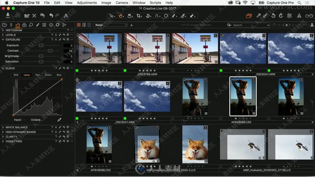 Capture One摄影照片图像处理快速入门训练视频教程