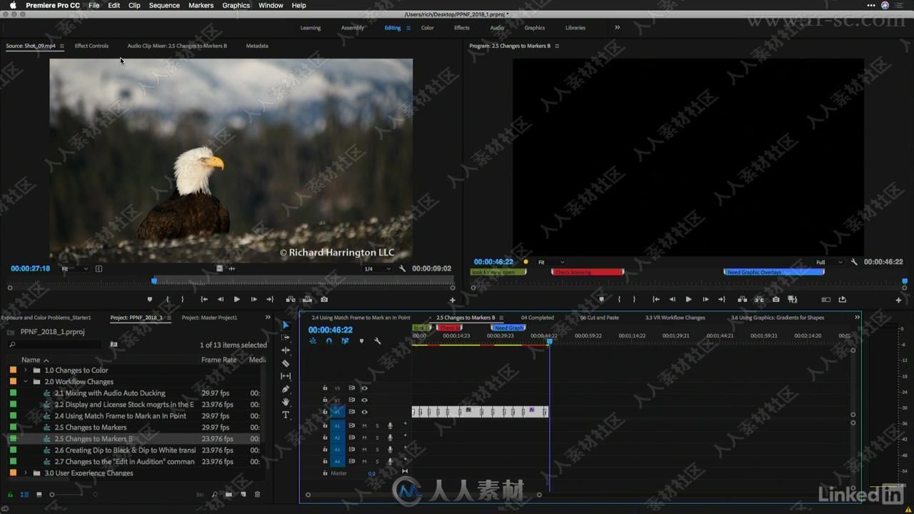 Premiere Pro CC 2018.1新功能探索训练视频教程