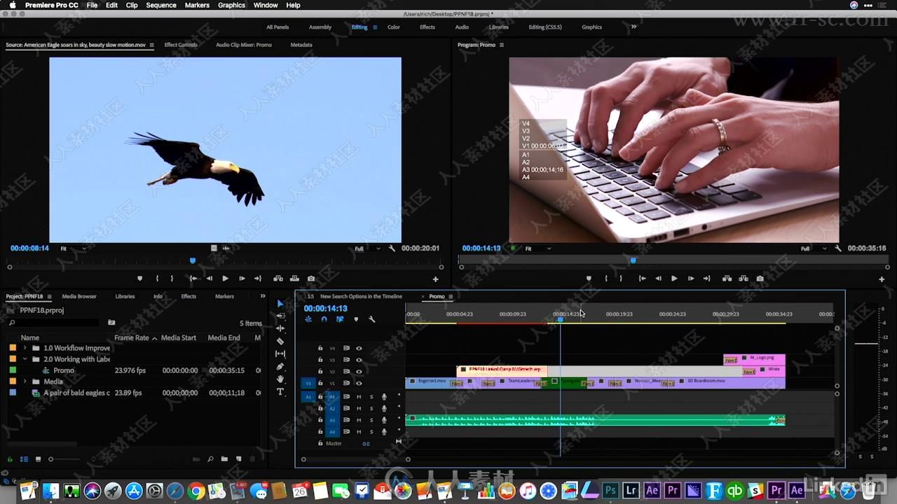 Premiere Pro CC 2018.1新功能探索训练视频教程