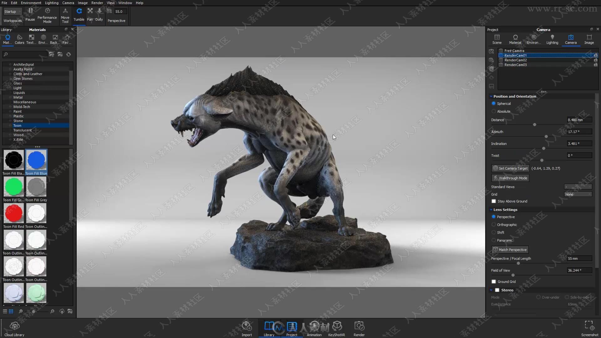 Zbrush动物解剖雕刻完整训练大师班视频教程