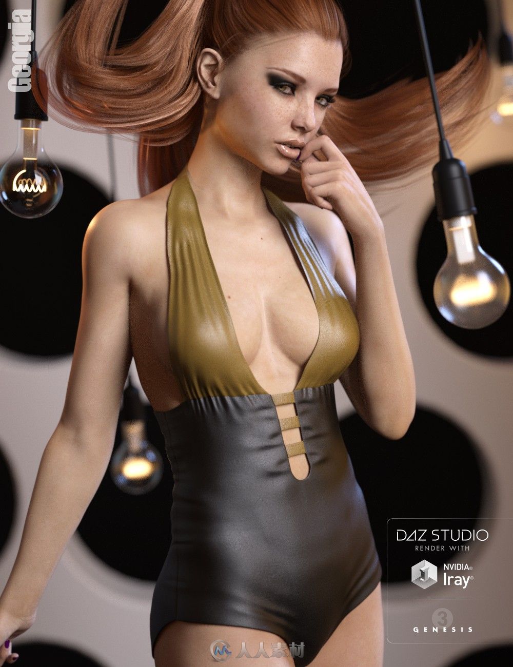 Daz 3D高清女性模型 for Genesis 3