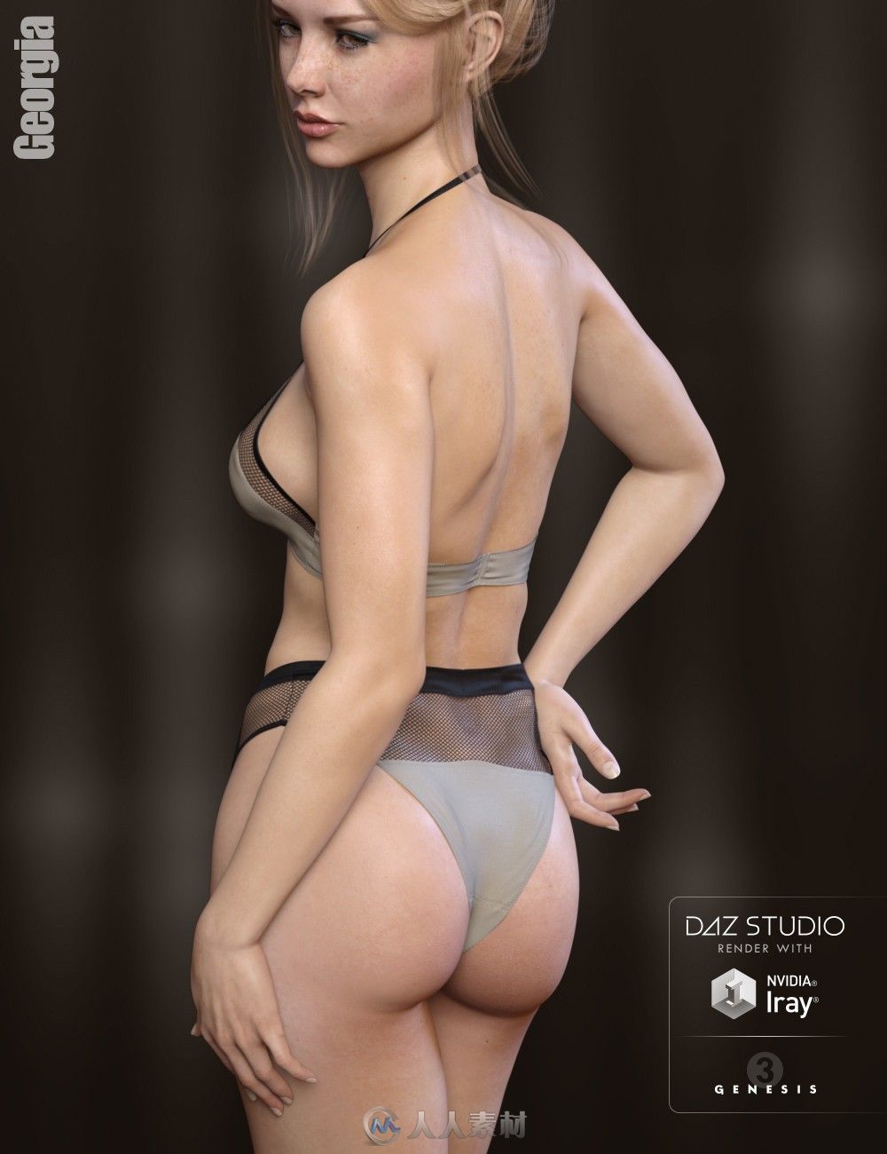 Daz 3D高清女性模型 for Genesis 3