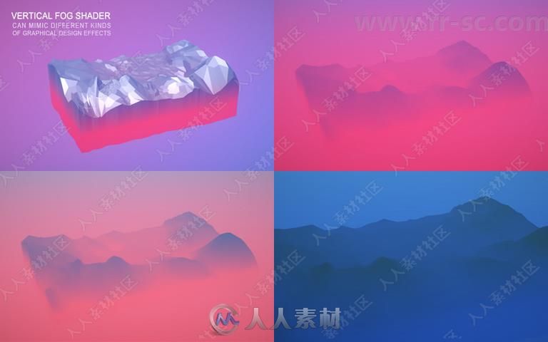 卡通渲染风格自定义3D场景Unity游戏素材资源