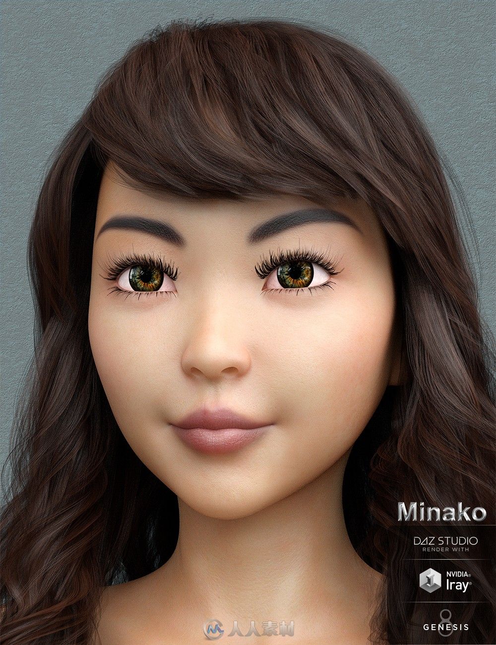 经典日本女孩各种装扮3D模型合集