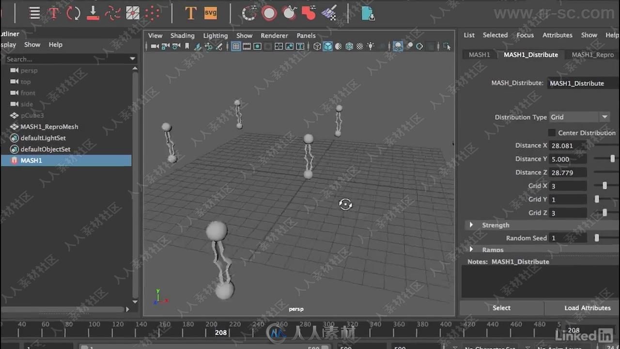 Maya医学解剖医疗动画基础训练视频教程