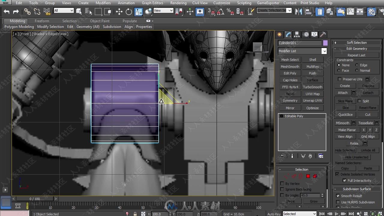 3dsmax超级机甲硬表面建模实例训练视频教程第三季