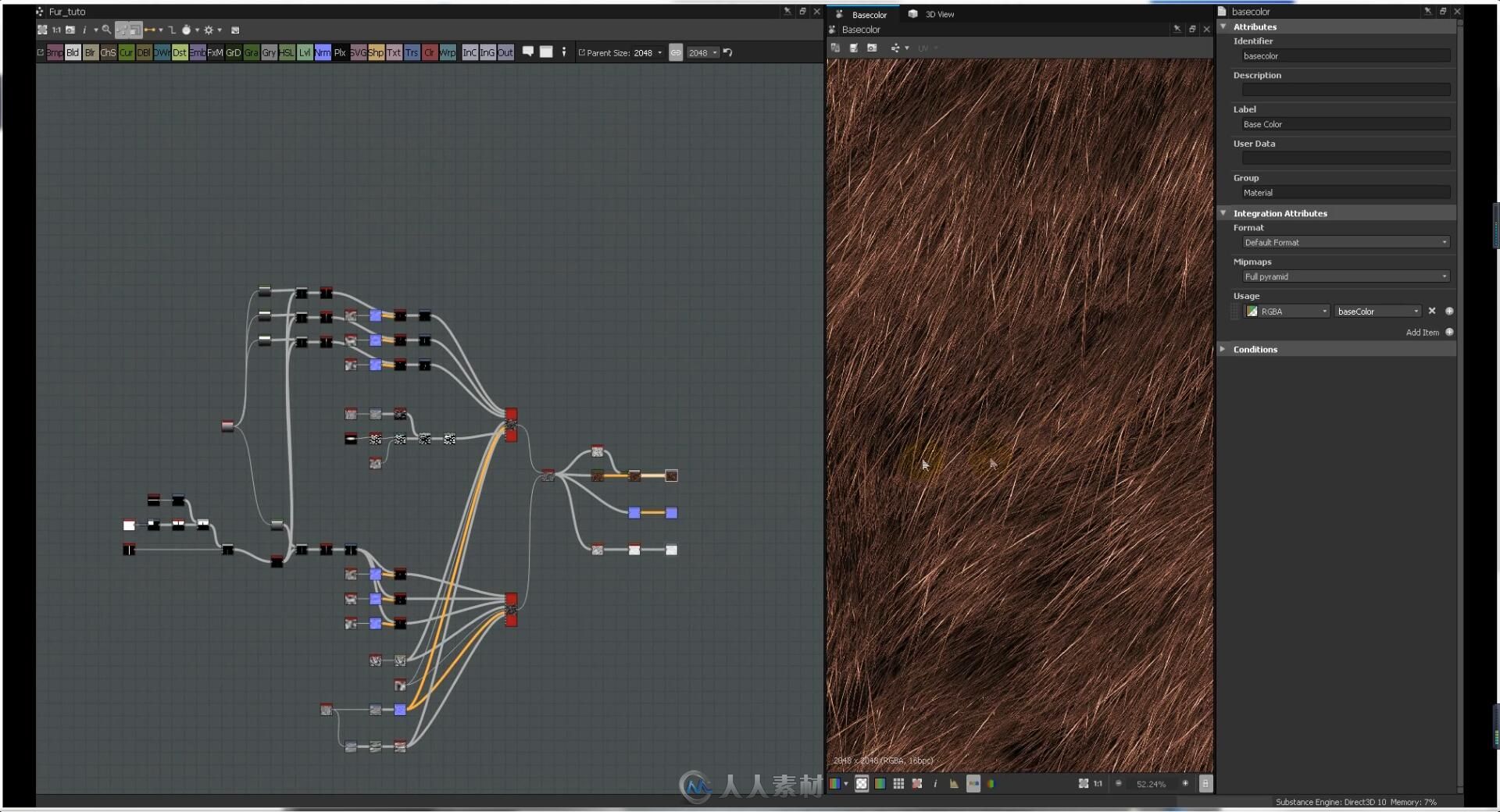 Substance Designer纹理材质制作大师班训练第三季