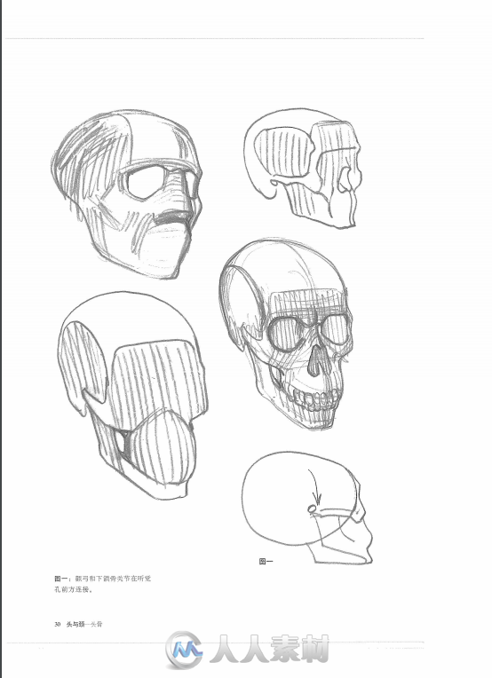 巴黎高等国立美术学院实用素描解剖书籍杂志