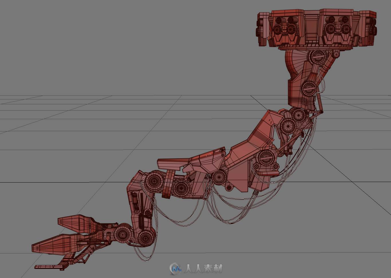 3D机械零件包硬表面高精度细分模型合辑