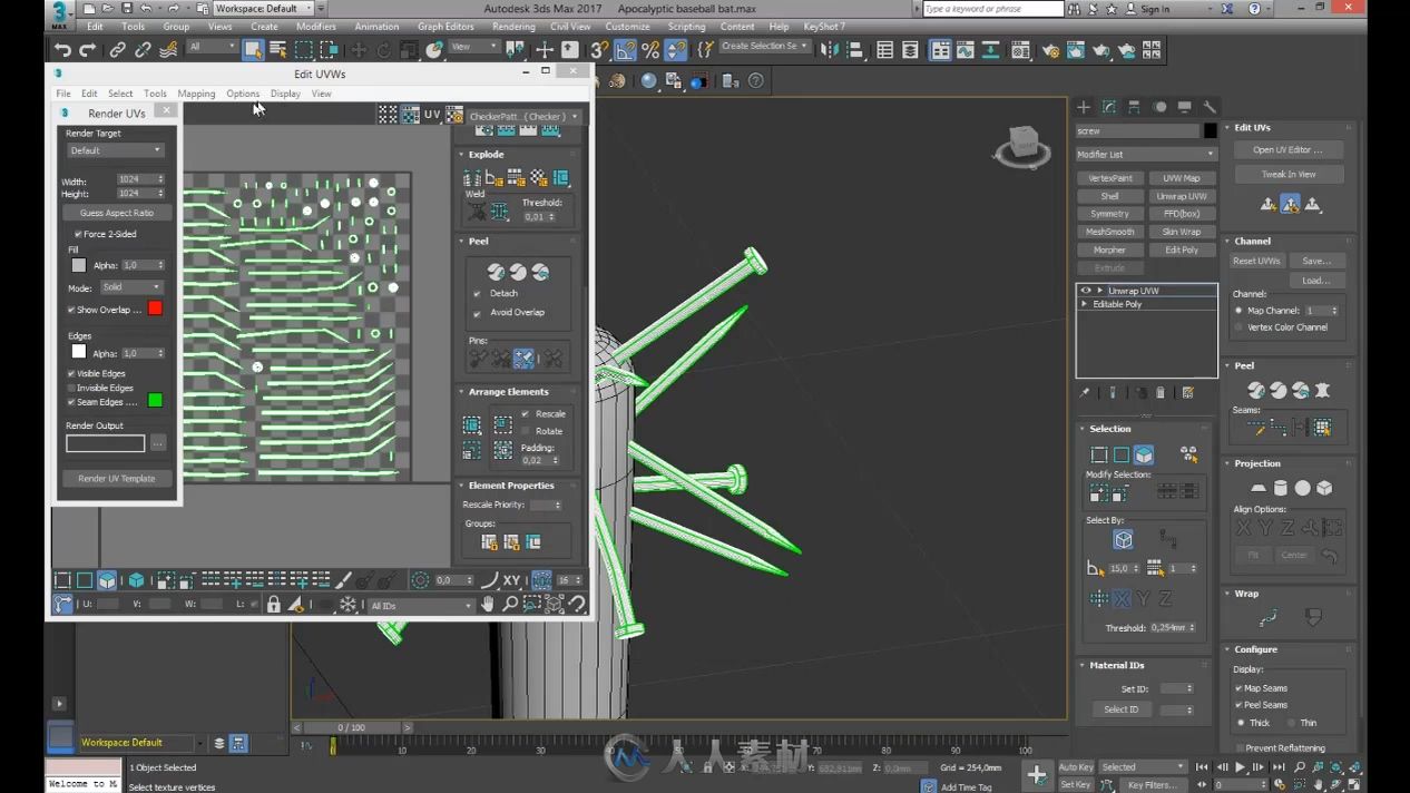 Substance Painter影视游戏4k8k高清纹理制作视频教程