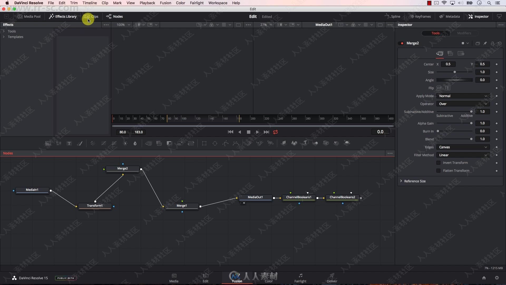 DaVinci Resolve 15达芬奇色彩分级从基础到专家视频教程