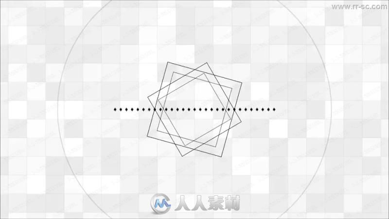 专业数字现代独特logo动画演绎AE模板