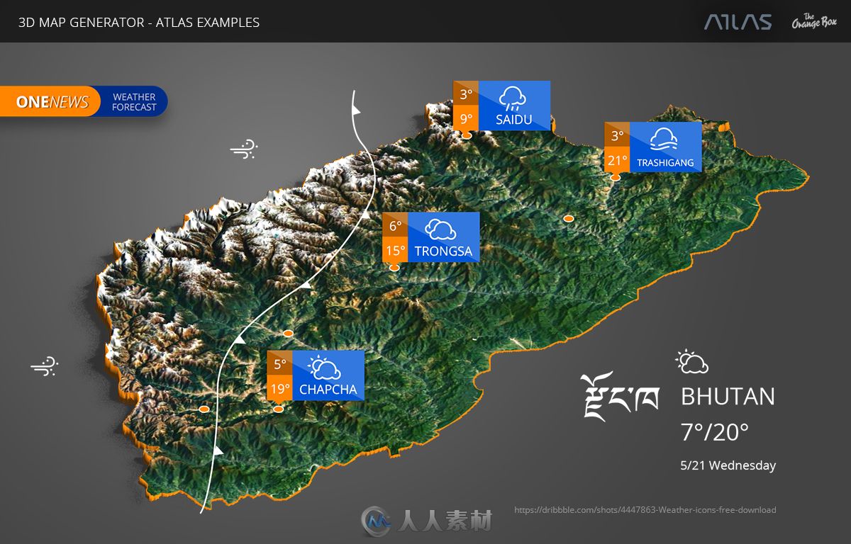 3d_map_generator_terrain_v1.4.rar 独立高程 画笔 纹理 样式免费载入使用