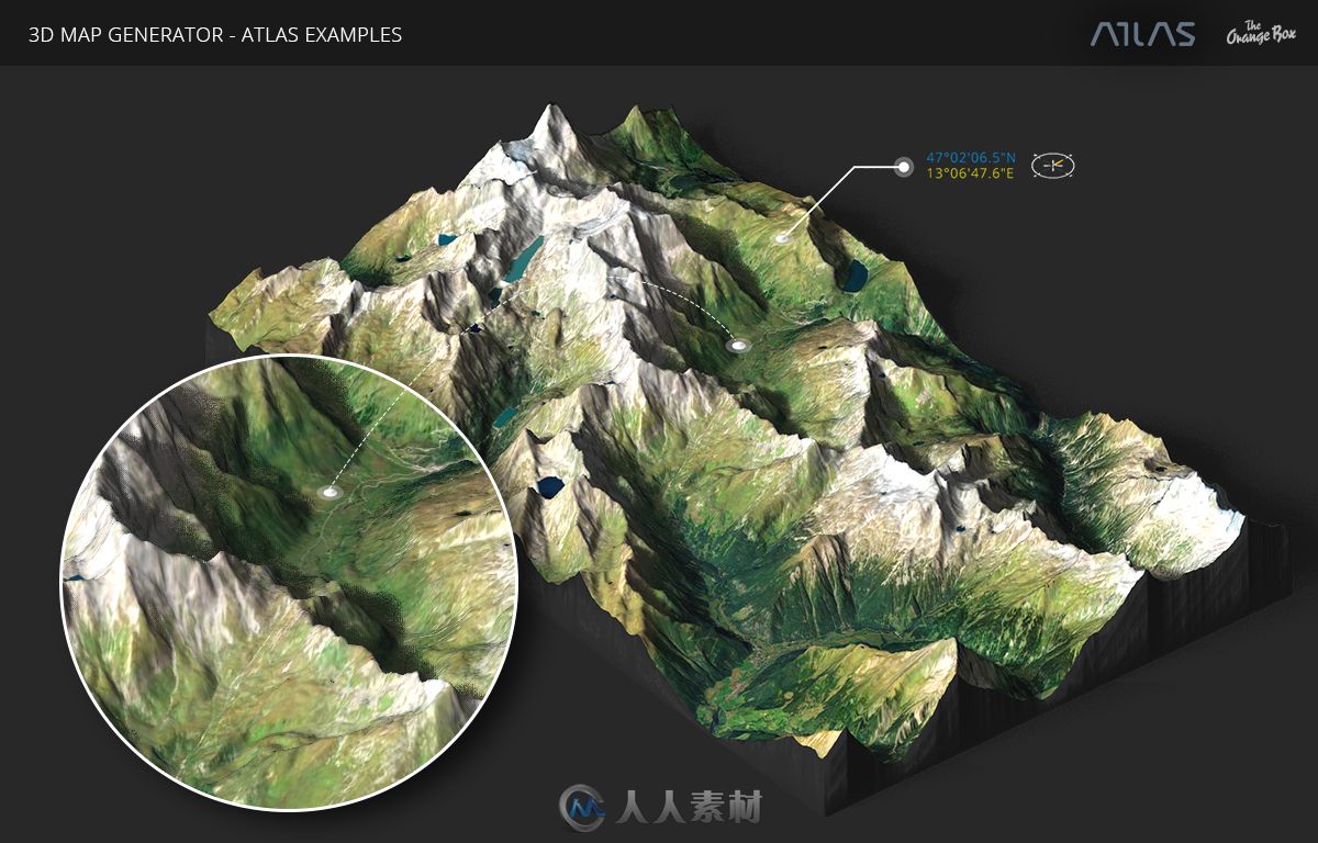 3d_map_generator_terrain_v1.4.rar 独立高程 画笔 纹理 样式免费载入使用