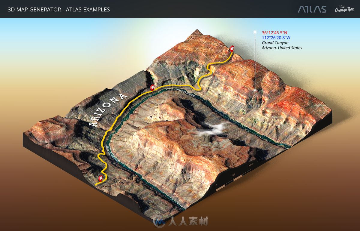 3d_map_generator_terrain_v1.4.rar 独立高程 画笔 纹理 样式免费载入使用