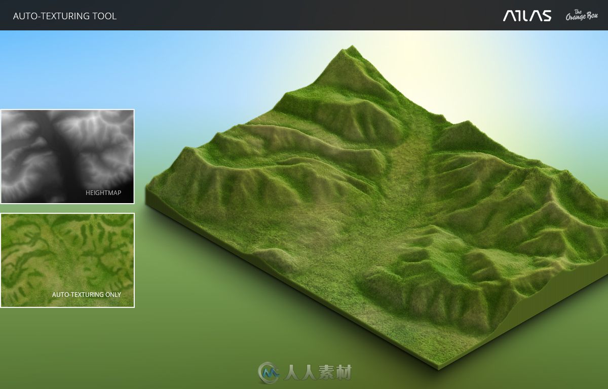 3d_map_generator_terrain_v1.4.rar 独立高程 画笔 纹理 样式免费载入使用