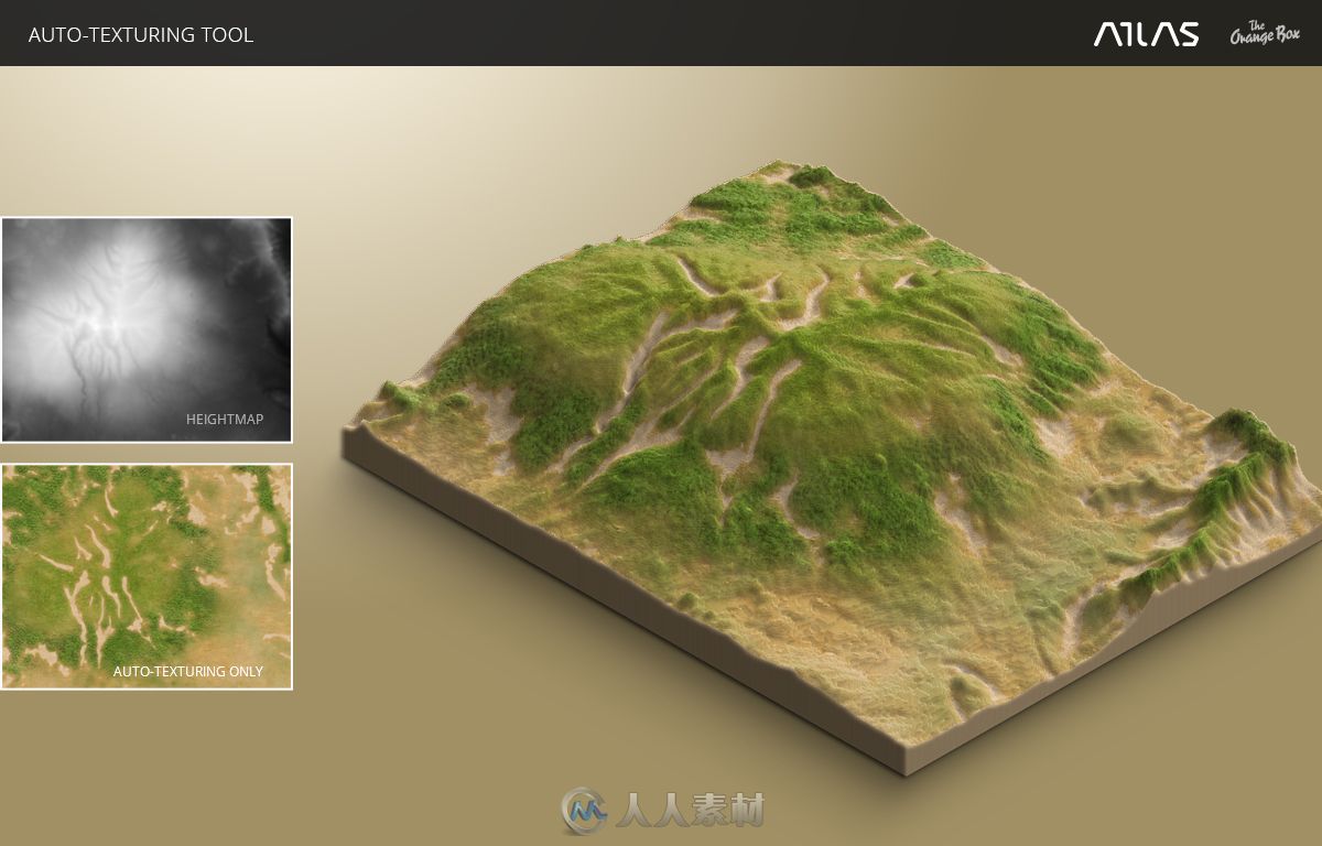 3d_map_generator_terrain_v1.4.rar 独立高程 画笔 纹理 样式免费载入使用