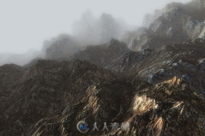 Unity山地模型-Background Mountains Pack