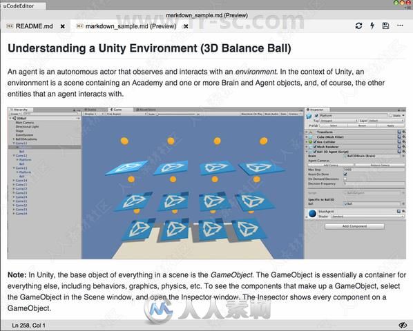 轻量级代码编辑器工具Unity游戏素材资源