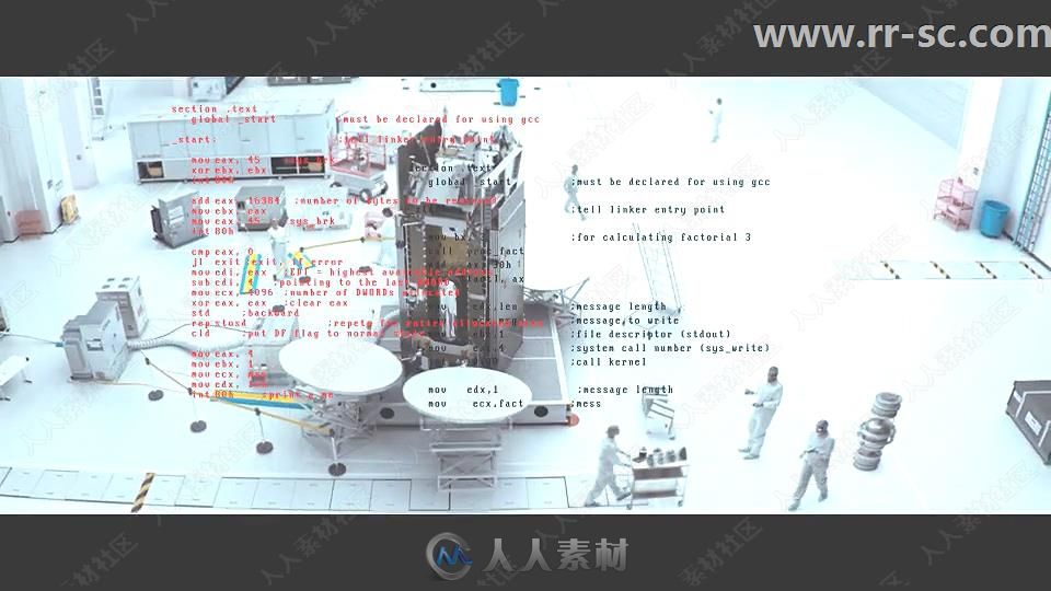 信号故障数字失真创意设计演绎动画AE模板