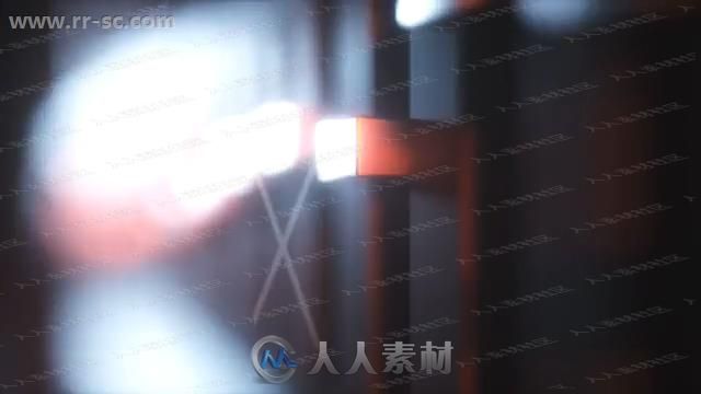 破旧扭曲电视故障效果开场logo动画演绎AE模板