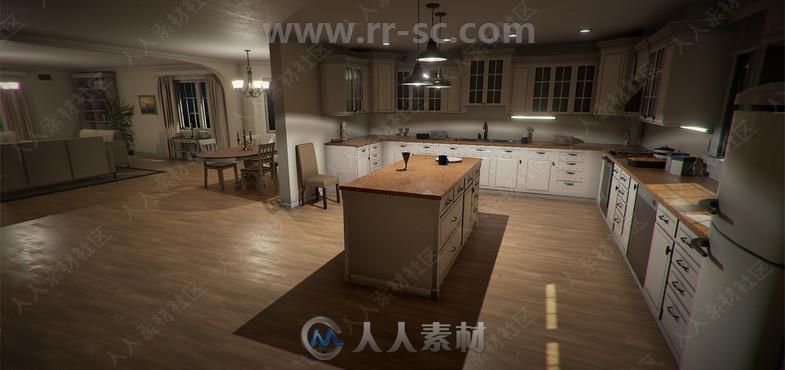 高质量室内家具装饰道具3D模型Unity游戏素材资源