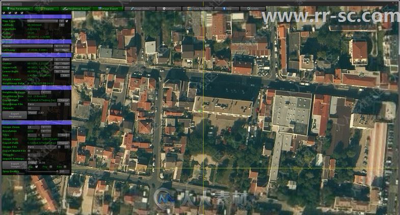 现实世界提取卫星图像工具Unity游戏素材资源