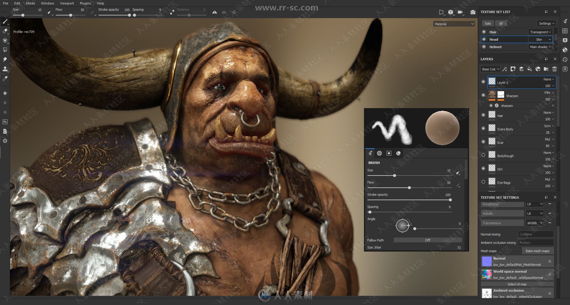 Substance 3D Painter三维纹理材质绘画软件V7.3.0.1272版