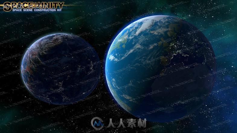 自定义创建小行星场恒星流星工具Unity游戏素材资源