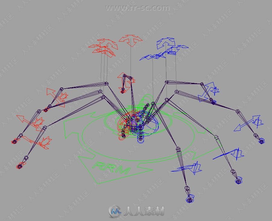 Rapid Rig Modular快速自动绑定Maya插件V2.3.7版