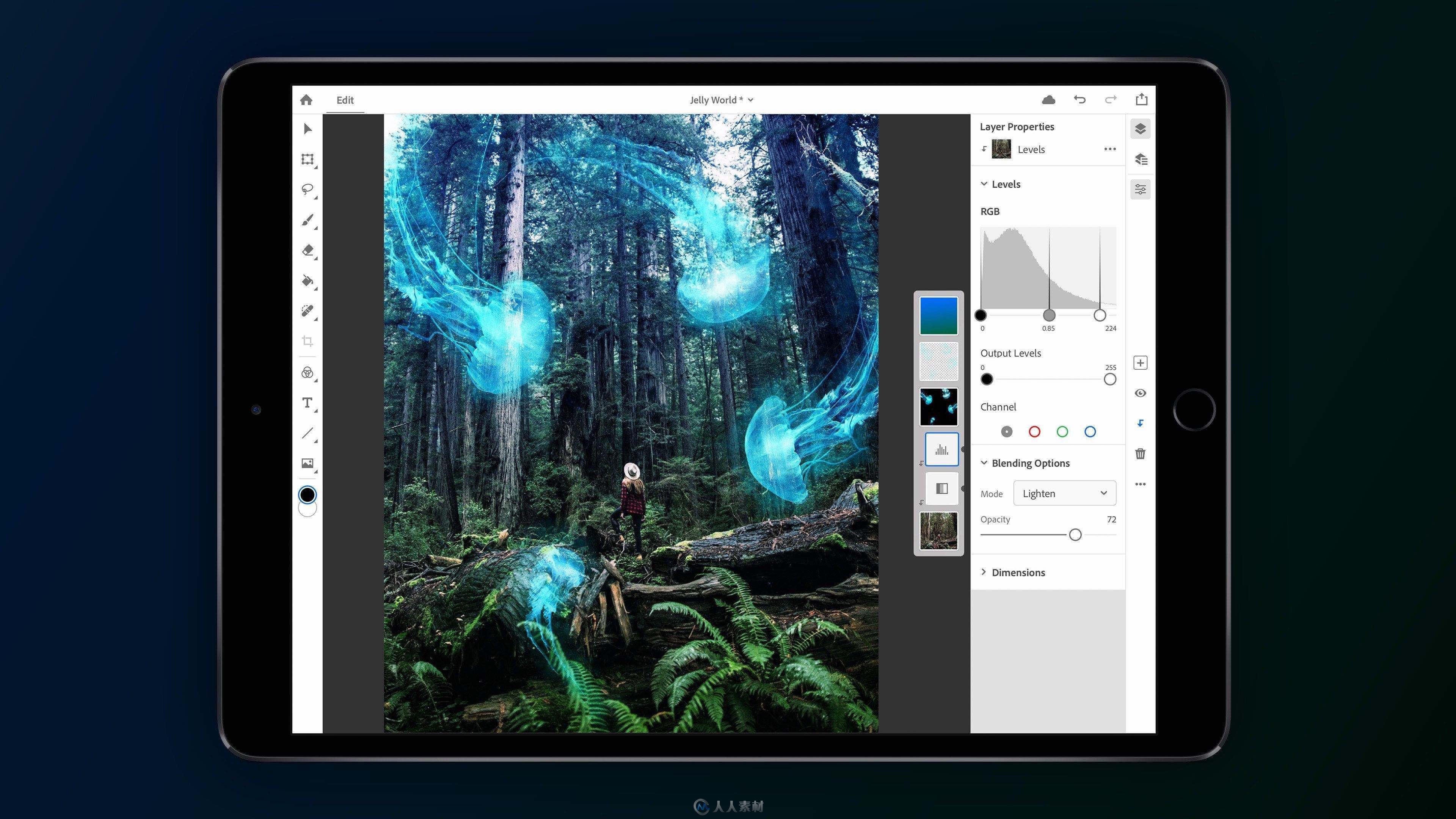 Adobe Photoshop将于2019年发布iPad版本 可跨平台使用PhotoShop了