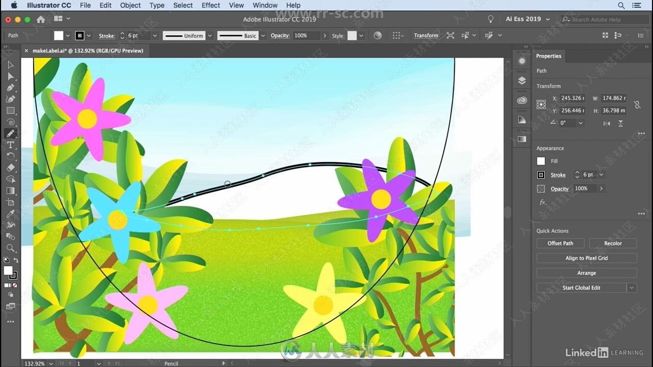 Illustrator CC 2019基础核心技术训练视频教程