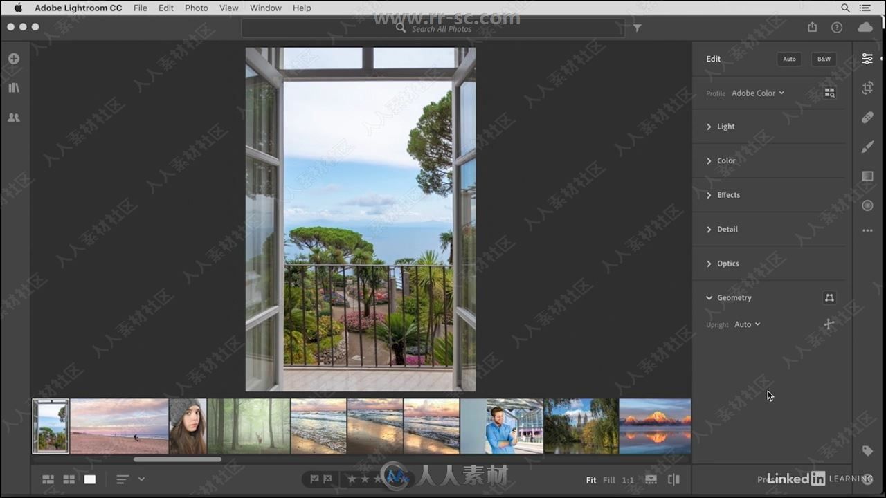 Lightroom CC照片编辑组织应用技巧视频教程