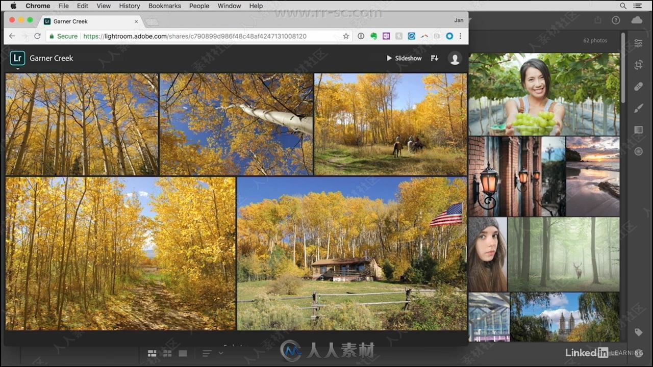 Lightroom CC照片编辑组织应用技巧视频教程