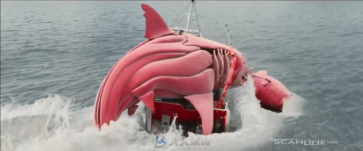 影片《巨齿鲨 (2018)》视觉特效解析视频 两家视觉特效工作室作品分享