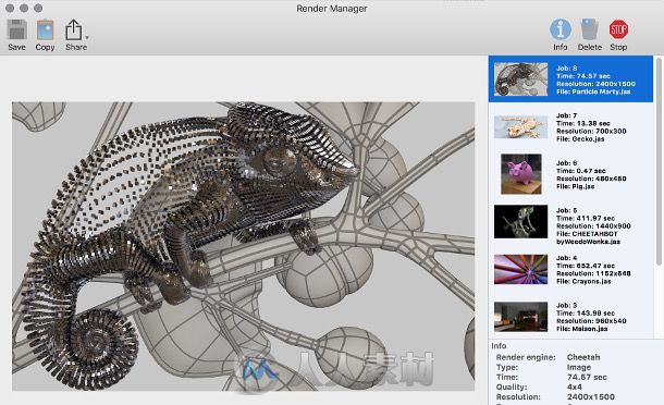 开发商Martin Wengenmayer发布了Cheetah3D 7.3版本