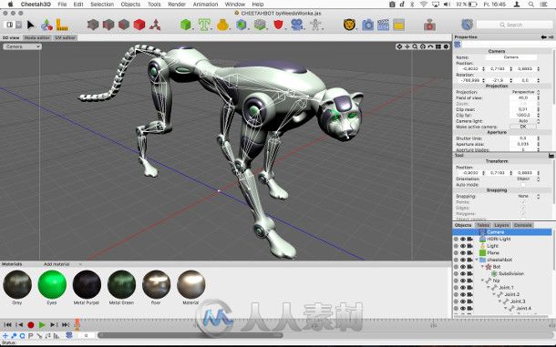 开发商Martin Wengenmayer发布了Cheetah3D 7.3版本