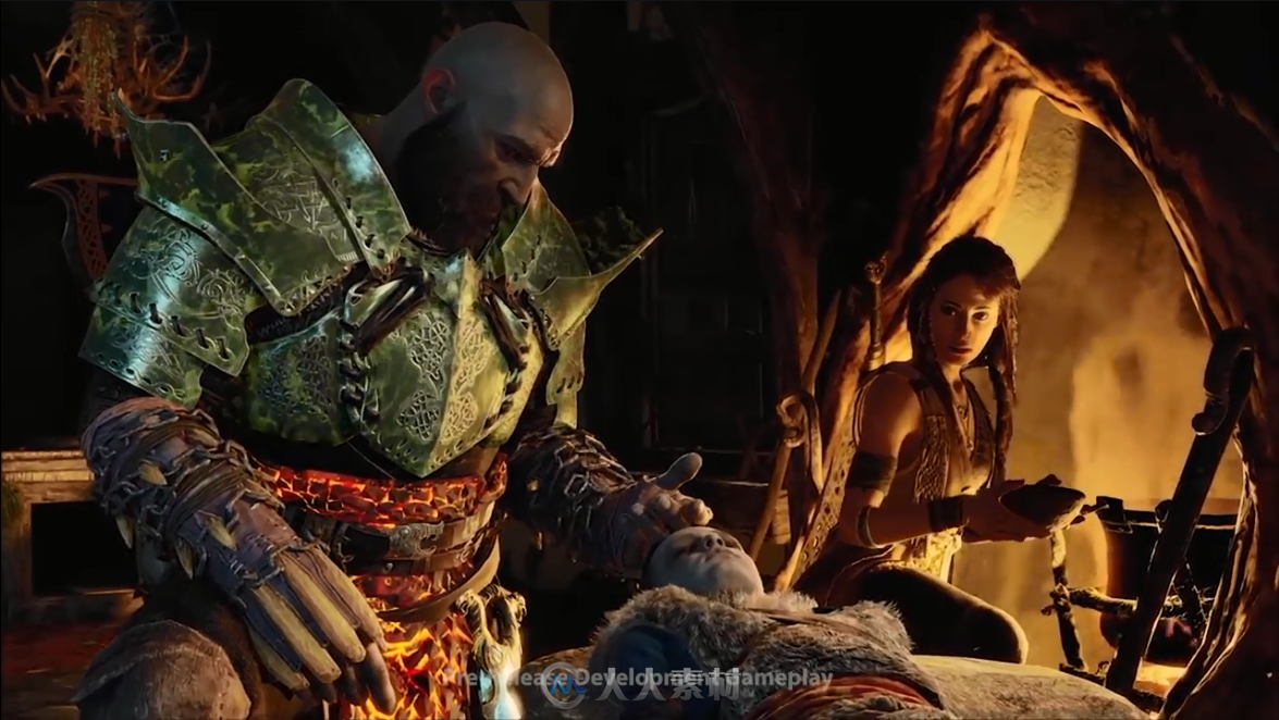 游戏《战神（God of War）》幕后制作解析视频 AAA级大型游戏的制作难度超大