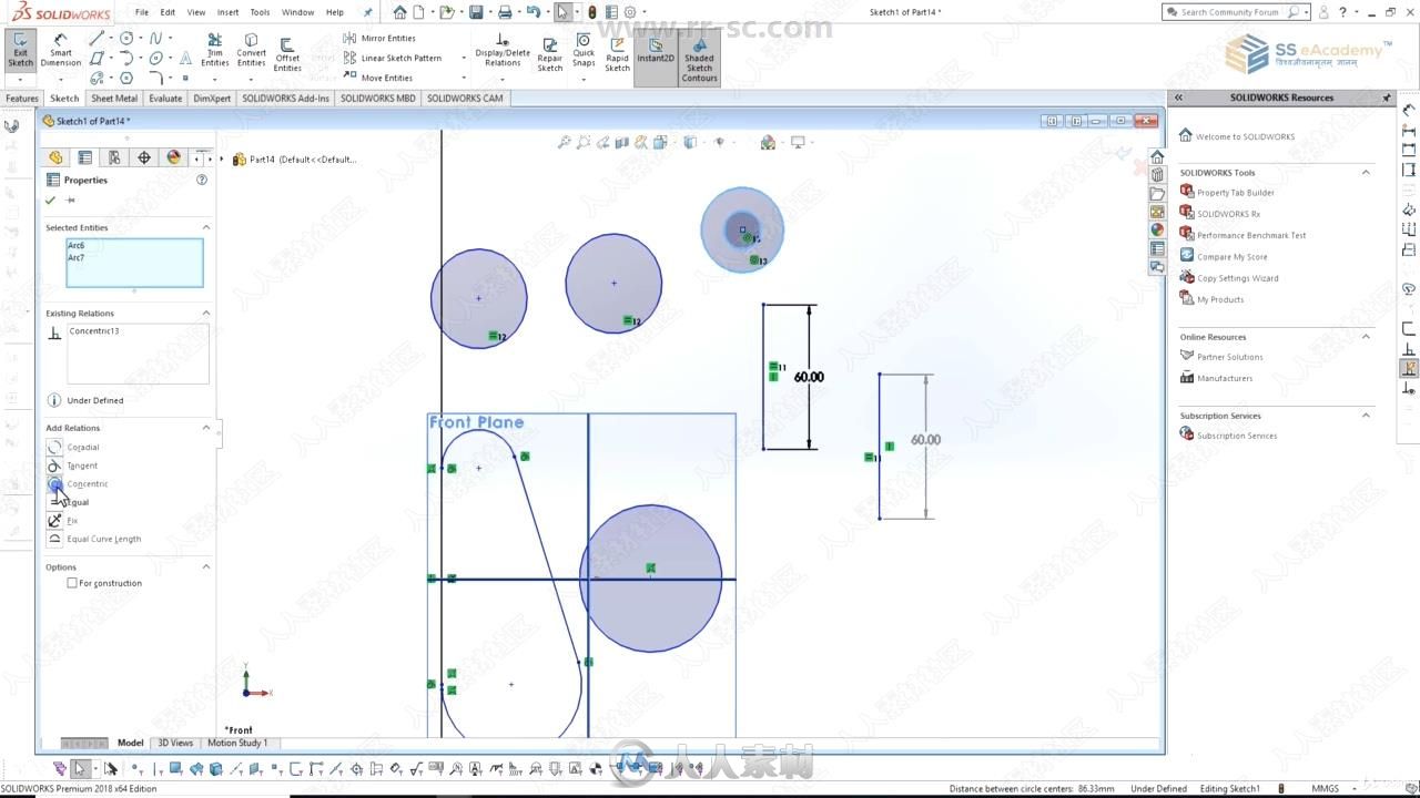 Solidworks 2018初学者入门技术训练视频教程