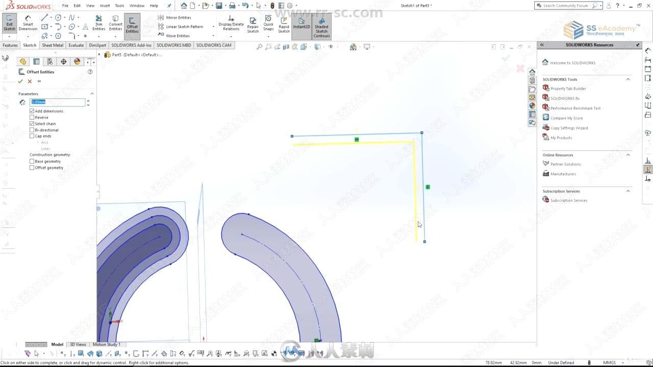 Solidworks 2018初学者入门技术训练视频教程