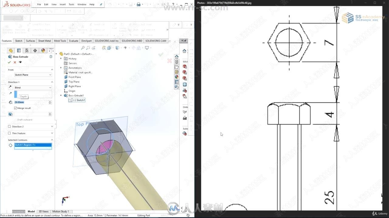 Solidworks 2018初学者入门技术训练视频教程