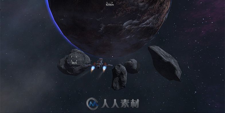美丽梦幻外星行星空间环境模型Unity游戏素材资源