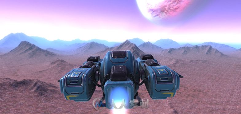 美丽梦幻外星行星空间环境模型Unity游戏素材资源