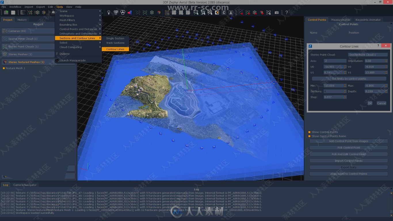 3DF Zephyr Lite照片自动三维化软件V4.501版