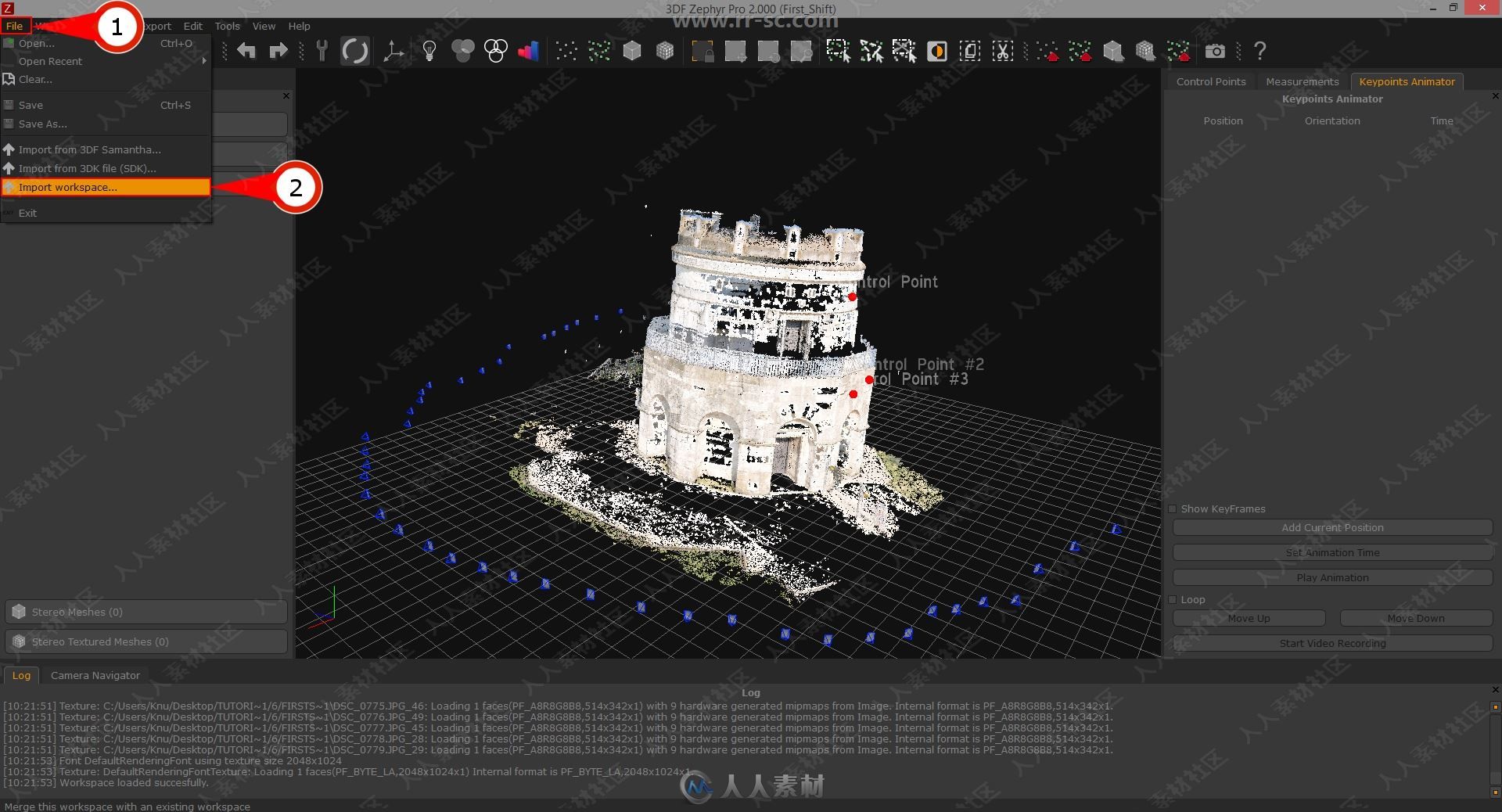 3DF Zephyr Lite照片自动三维化软件V4.501版