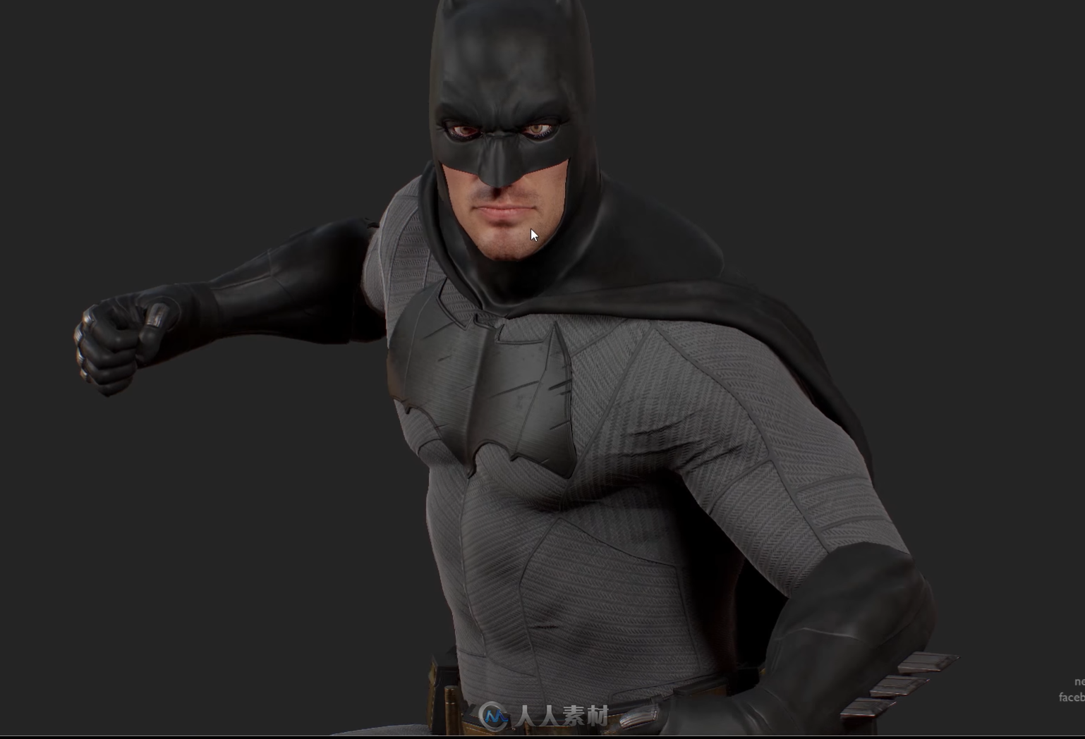 Batman 3D Character Tutorial高精度模型制作全流程