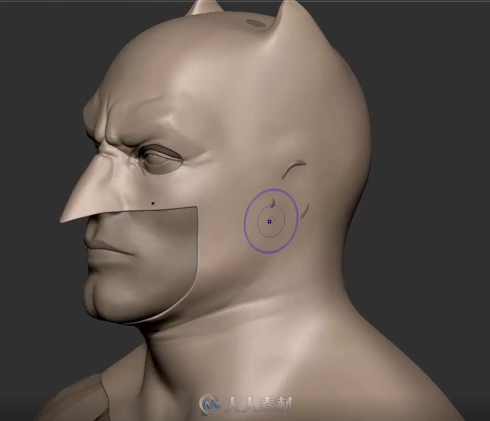 Batman 3D Character Tutorial高精度模型制作全流程