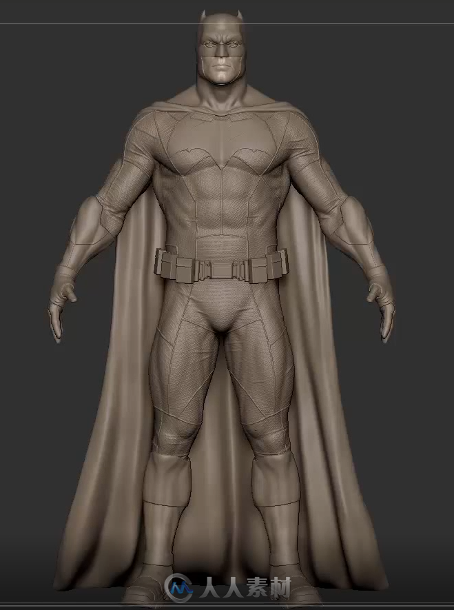 Batman 3D Character Tutorial高精度模型制作全流程