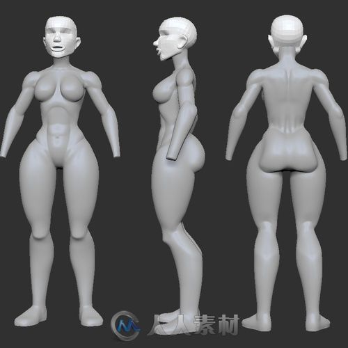 如何使用ZBrush和Maya制作运动型女性模型 只需这十个步骤